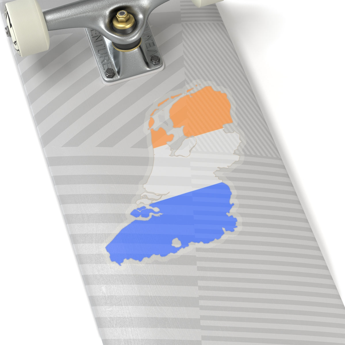 Flag-map of the Greater Netherlands (Belgium) STICKER Vinyl Kiss-Cut Decal