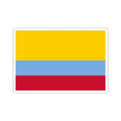 Flag of Venezuela with no coat of arms 1811-1836 (Colombia) STICKER Vinyl Kiss-Cut Decal