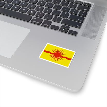 Flag of Krasnopahorskoe Moscow oblast (Russia) STICKER Vinyl Kiss-Cut Decal