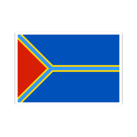 Flag of Alekseevsky rayon Volgograd oblast (Russia) STICKER Vinyl Kiss-Cut Decal