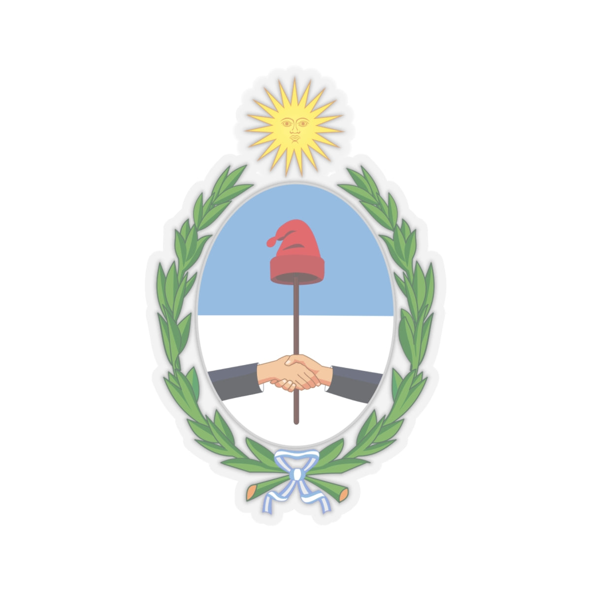 Coat of Arms San Juan Argentina - STICKER Vinyl Kiss-Cut Decal