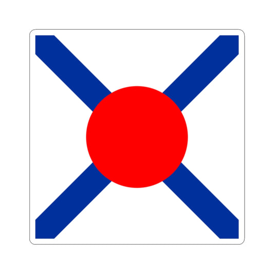 Flag of Japan Customs 1871-1873 (Japan) STICKER Vinyl Kiss-Cut Decal