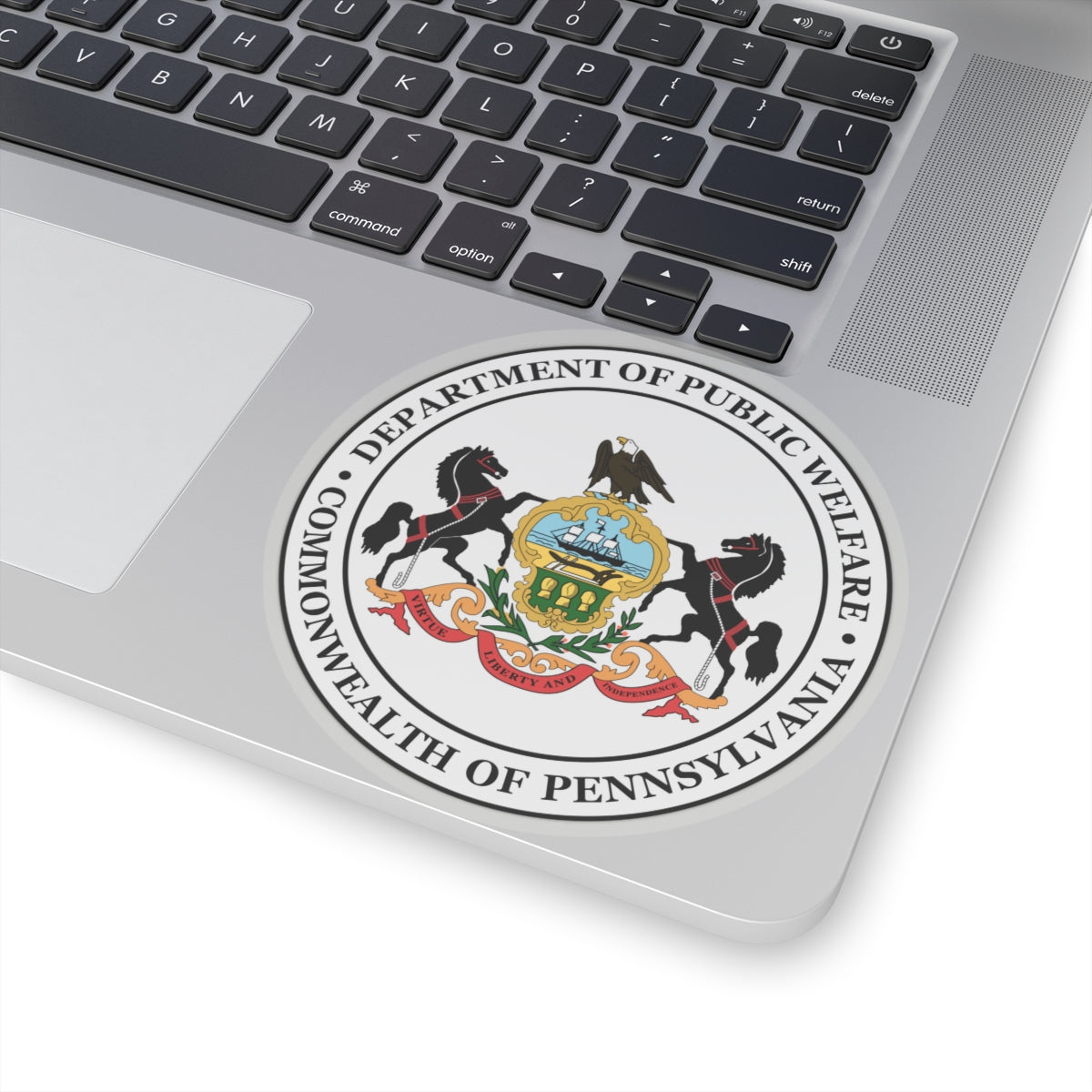 Seal of the Pennsylvania Department of Public Welfare - STICKER Vinyl Kiss-Cut Decal