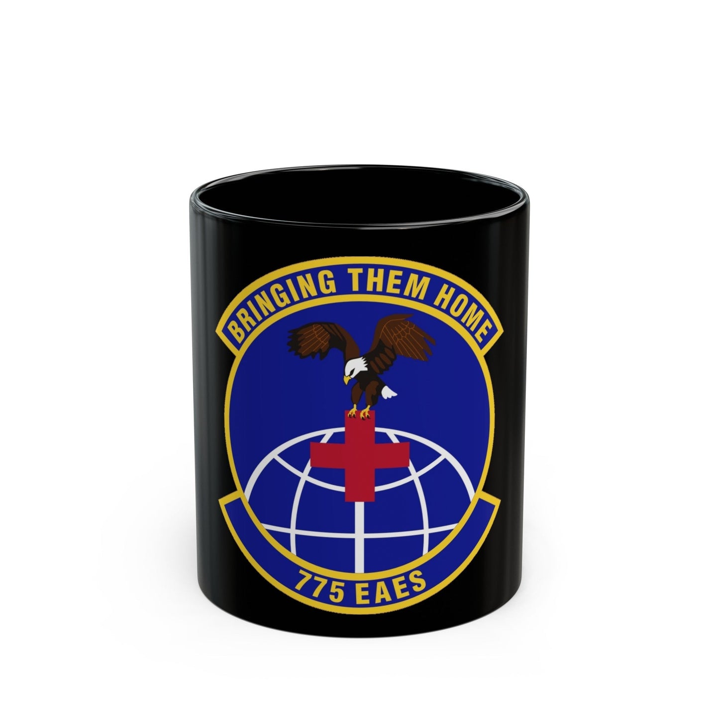 775th Expeditionary Aeromedical Evacuation Squadron (U.S. Air Force) Black Coffee Mug-11oz-The Sticker Space