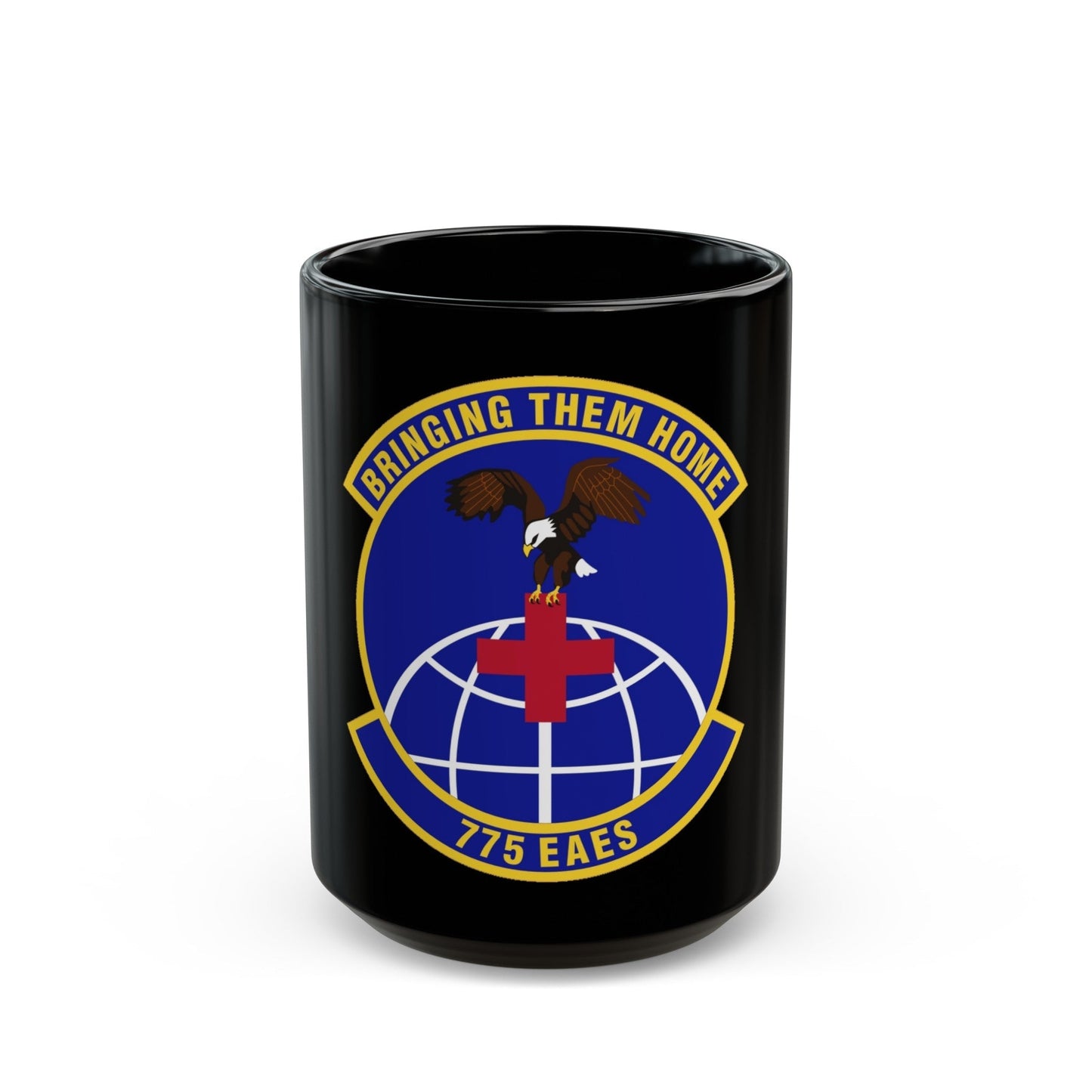 775th Expeditionary Aeromedical Evacuation Squadron (U.S. Air Force) Black Coffee Mug-15oz-The Sticker Space