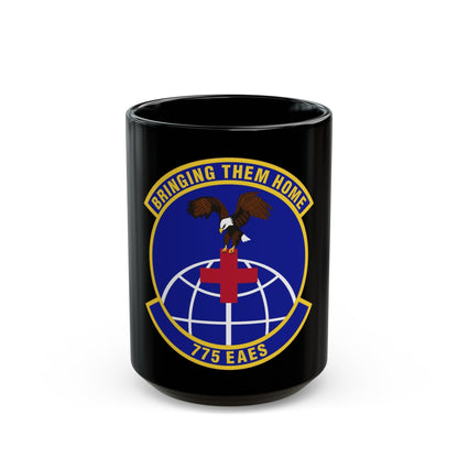 775th Expeditionary Aeromedical Evacuation Squadron (U.S. Air Force) Black Coffee Mug-15oz-The Sticker Space