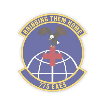 775th Expeditionary Aeromedical Evacuation Squadron (U.S. Air Force) STICKER Vinyl Kiss-Cut Decal 3 Inch Transparent - The Sticker Space