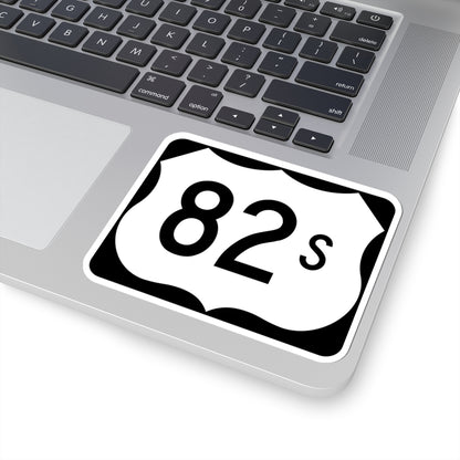 US 82S (Arkansas) (Road Sign) STICKER Vinyl Kiss-Cut Decal