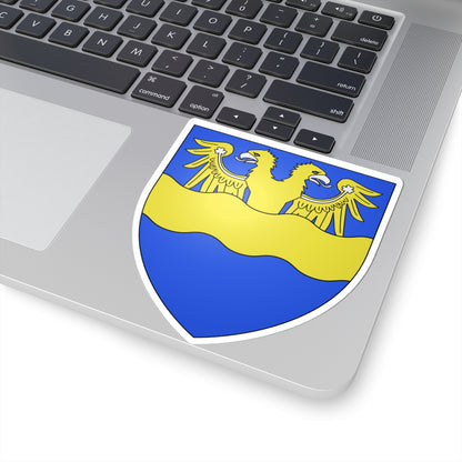 Armes de la famille de Thysebaert (Belgium) (Coat of Arms) STICKER Vinyl Kiss-Cut Decal