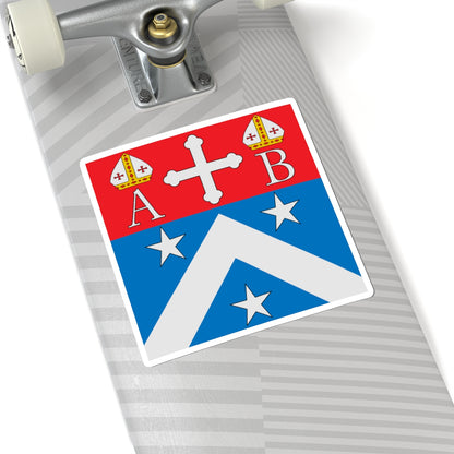 Drapeau Etienne Bagnoud (Switzerland) STICKER Vinyl Kiss-Cut Decal