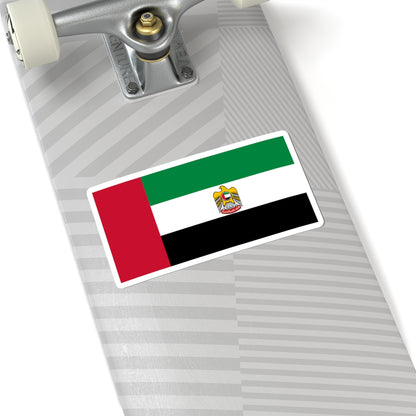 Flag of the President of the United Arab Emirates (United Arab Emirates) STICKER Vinyl Kiss-Cut Decal