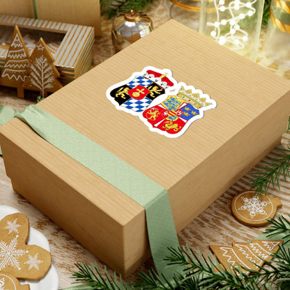 Armoiries de Dorothée de Danemark (Denmark) (Coat of Arms) STICKER Vinyl Kiss-Cut Decal