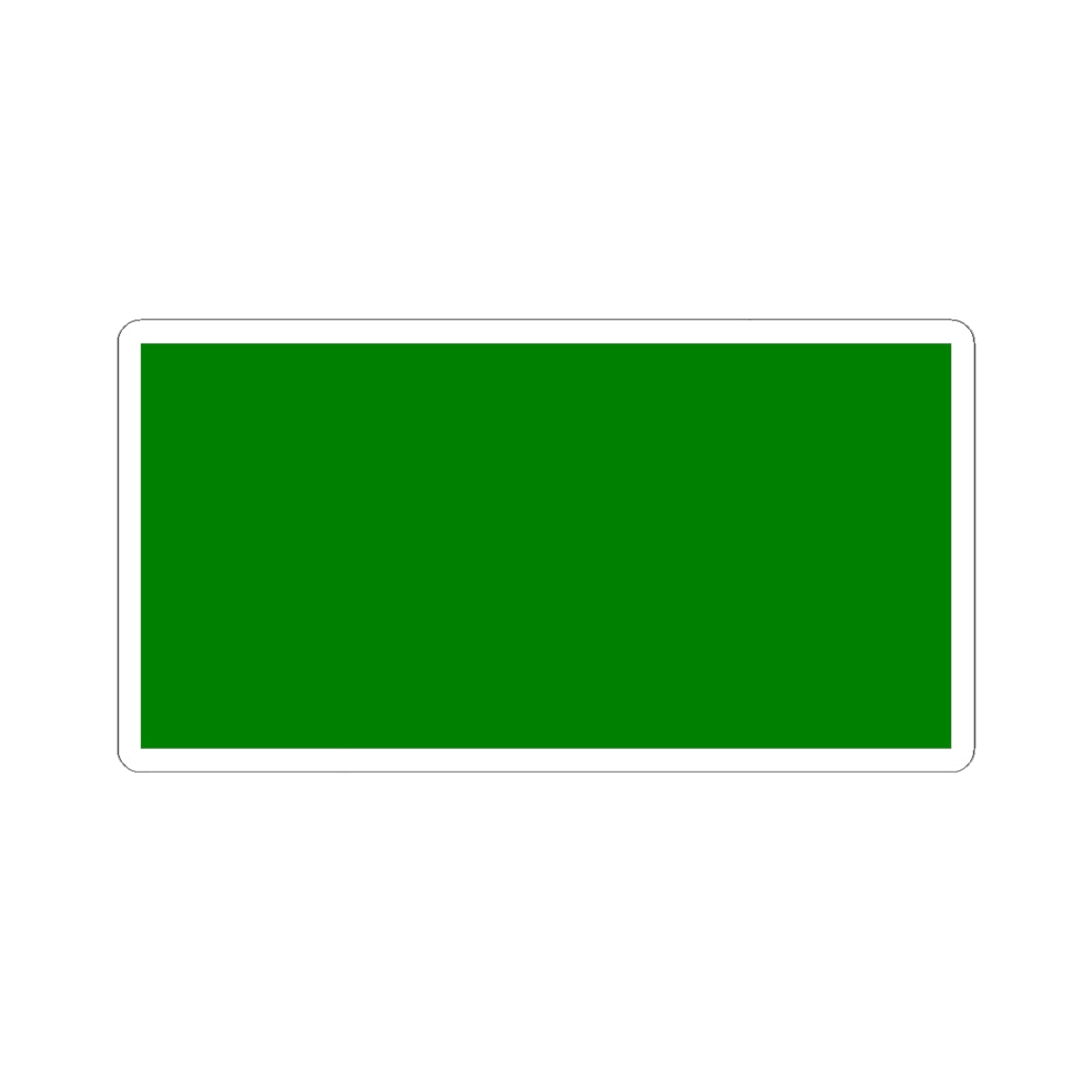 Flag of Abu Dhabi 1899 (United Arab Emirates) STICKER Vinyl Kiss-Cut Decal
