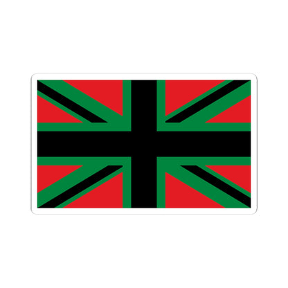 Union Black 3x5 (United Kingdom) STICKER Vinyl Kiss-Cut Decal