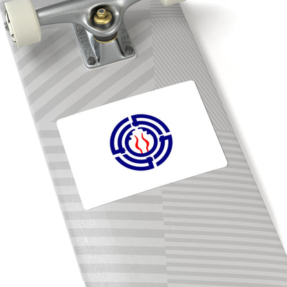 Flag of Shikabe Hokkaido (Japan) STICKER Vinyl Kiss-Cut Decal