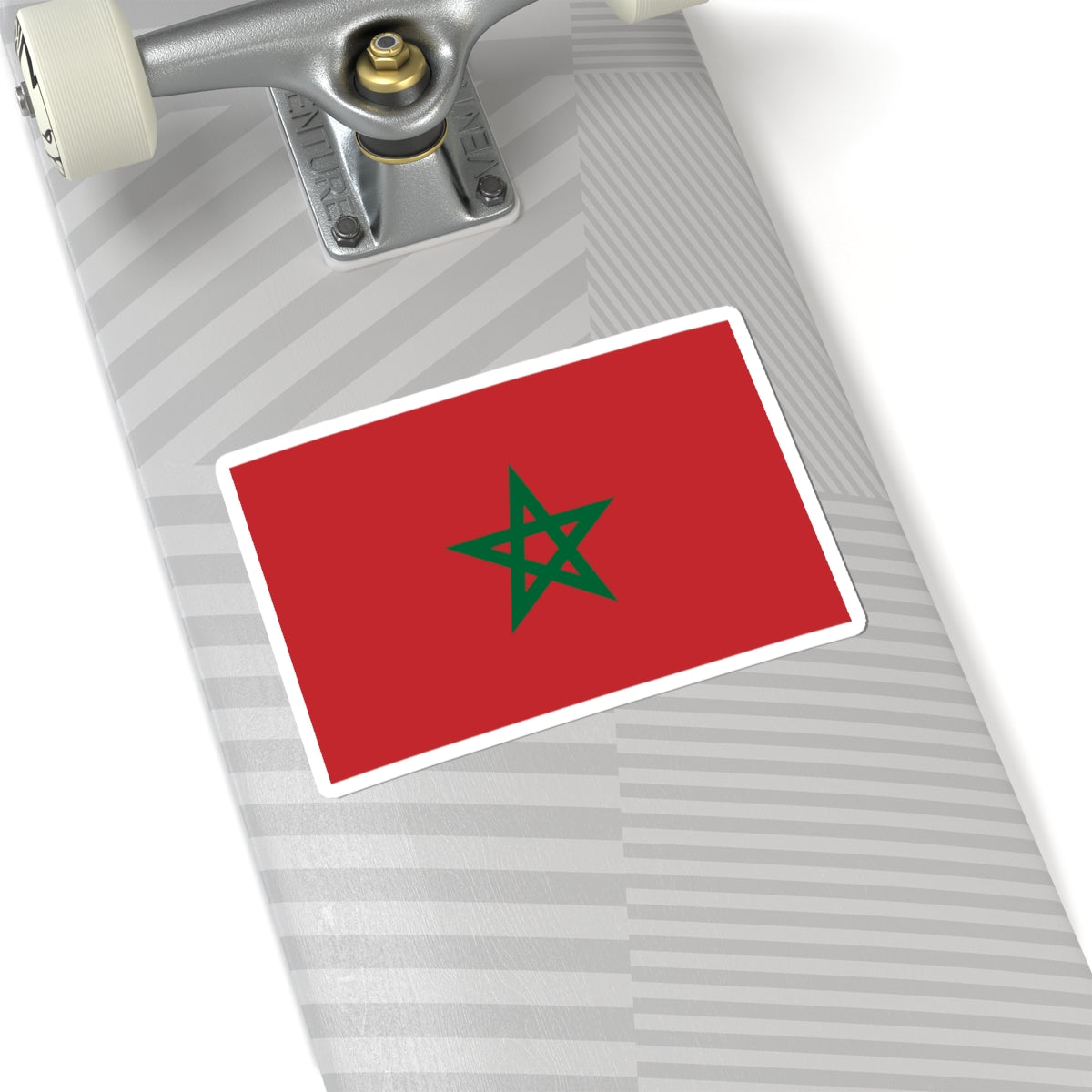 Flag of Morocco unbordered (Morocco) STICKER Vinyl Kiss-Cut Decal