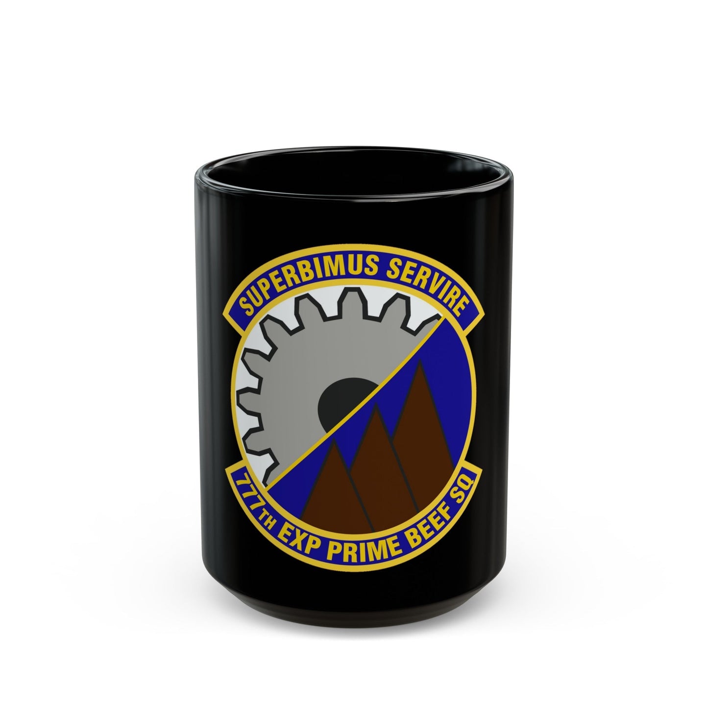 777th Expeditionary Prime Base Engineer Emergency Force Squadron (U.S. Air Force) Black Coffee Mug-15oz-The Sticker Space