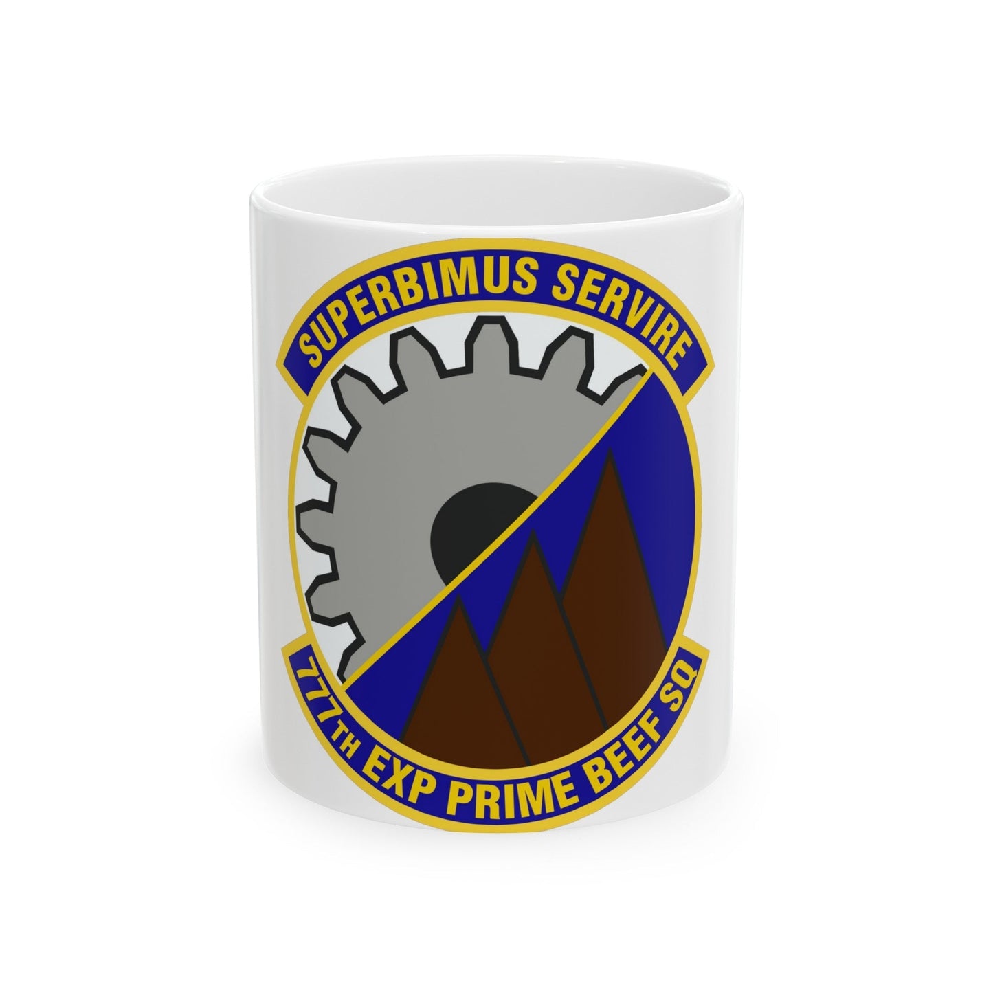 777th Expeditionary Prime Base Engineer Emergency Force Squadron (U.S. Air Force) White Coffee Mug-11oz-The Sticker Space