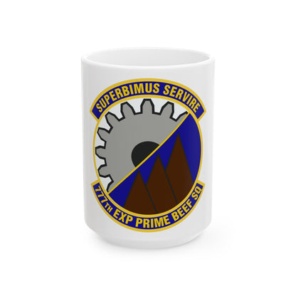 777th Expeditionary Prime Base Engineer Emergency Force Squadron (U.S. Air Force) White Coffee Mug-15oz-The Sticker Space