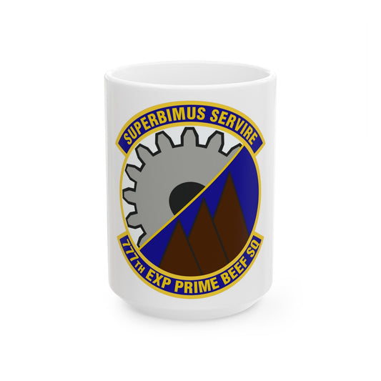 777th Expeditionary Prime Base Engineer Emergency Force Squadron (U.S. Air Force) White Coffee Mug-15oz-The Sticker Space