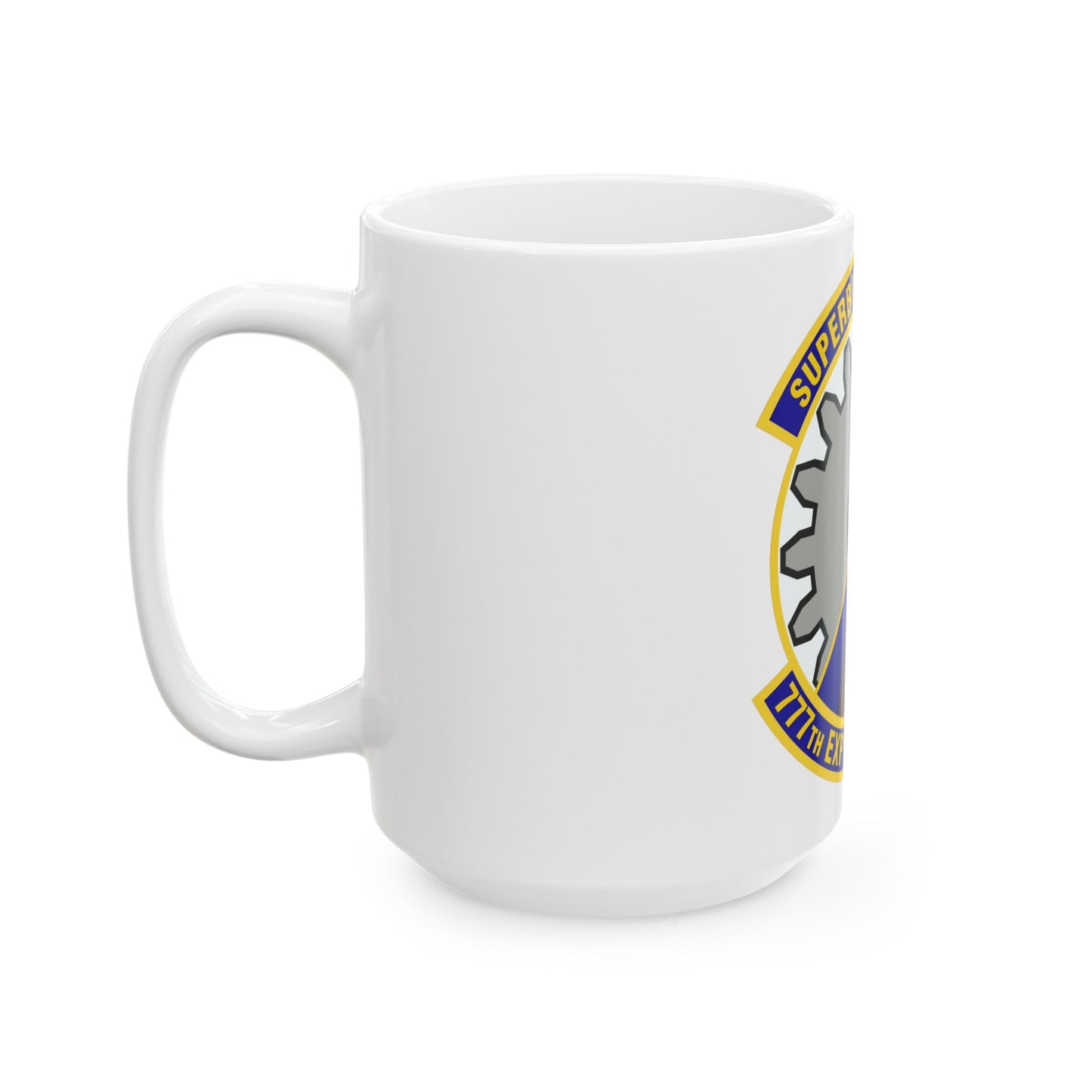 777th Expeditionary Prime Base Engineer Emergency Force Squadron (U.S. Air Force) White Coffee Mug-The Sticker Space