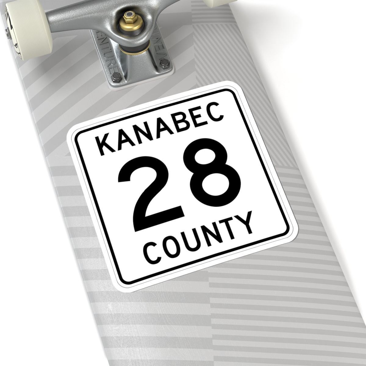 Kanabec County 28 MN (Minnesota) (Road Sign) STICKER Vinyl Kiss-Cut Decal