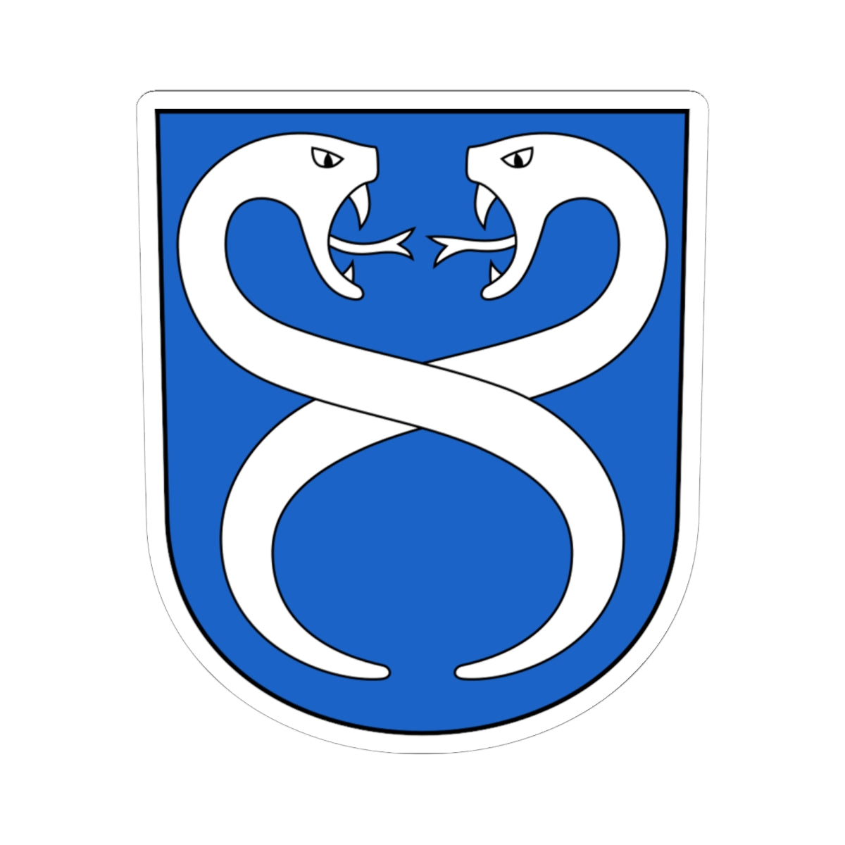 Balsthal-blazon (Switzerland) (Coat of Arms) STICKER Vinyl Kiss-Cut Decal