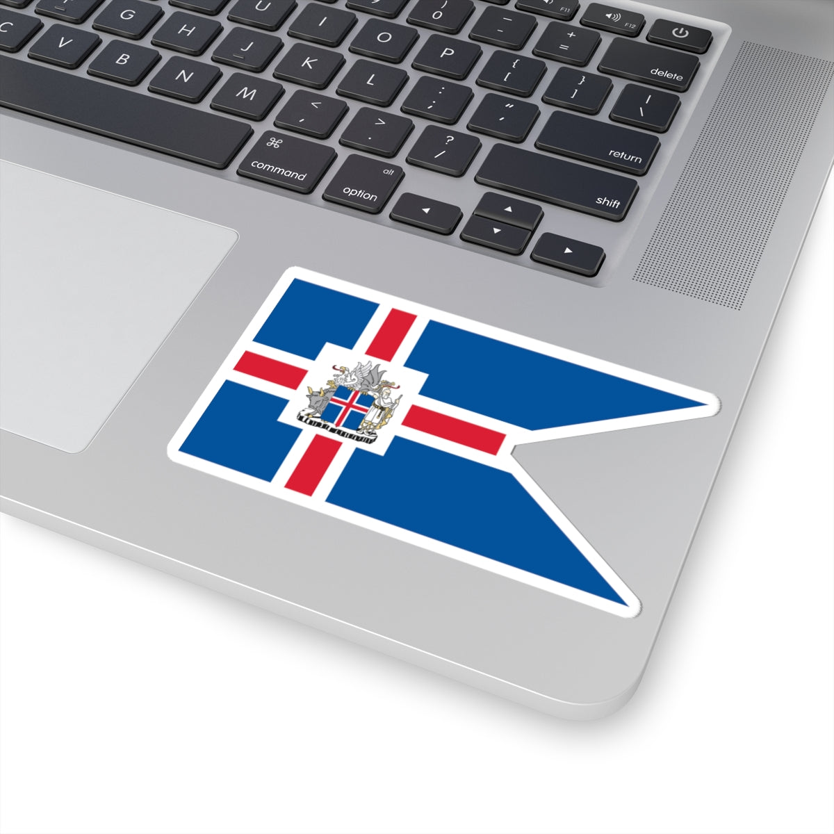 Flag of the President of Iceland (Iceland) STICKER Vinyl Kiss-Cut Decal