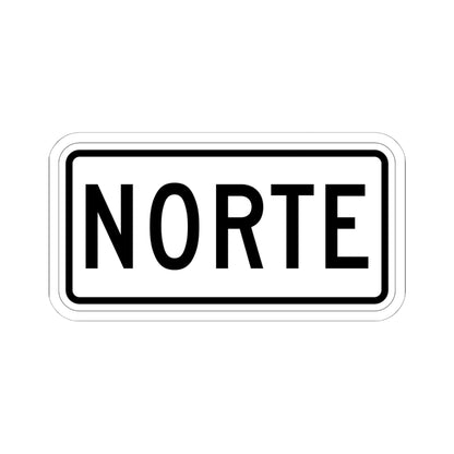 North plate small es (Puerto Rico) (Road Sign) STICKER Vinyl Kiss-Cut Decal