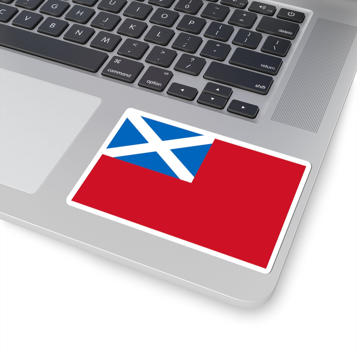 Scottish Red Ensign (United Kingdom) STICKER Vinyl Kiss-Cut Decal