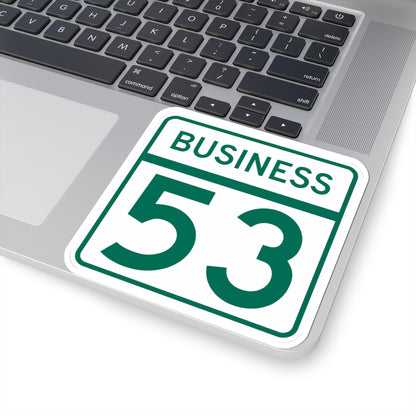MD Route 53 Business (Maryland) (Road Sign) STICKER Vinyl Kiss-Cut Decal