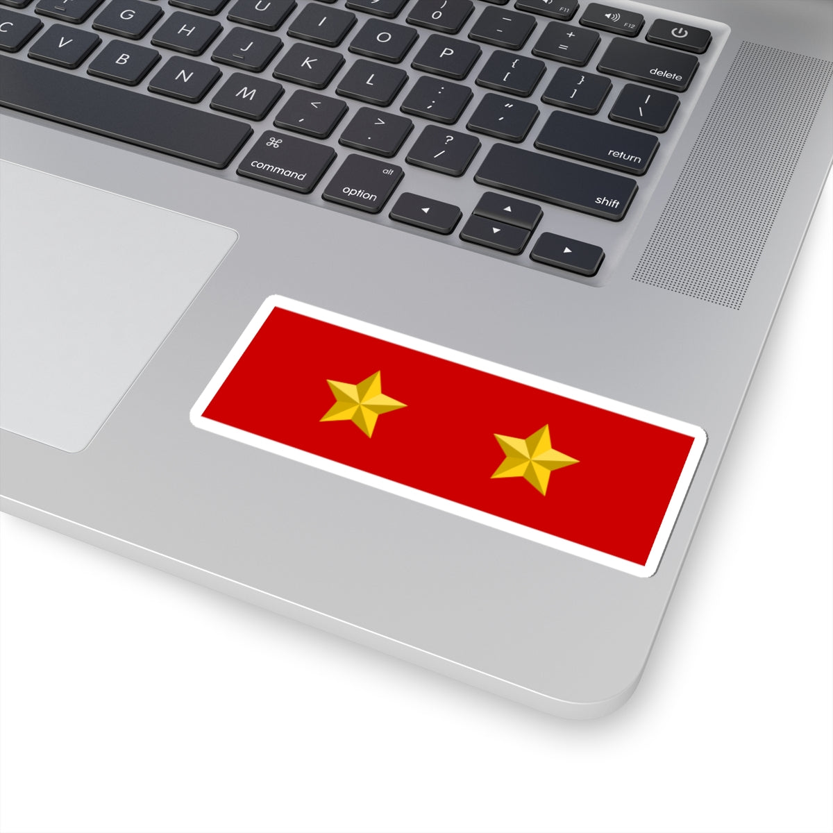 BD Army Major General Star Plate (Bangladesh) (Coat of Arms) STICKER Vinyl Kiss-Cut Decal