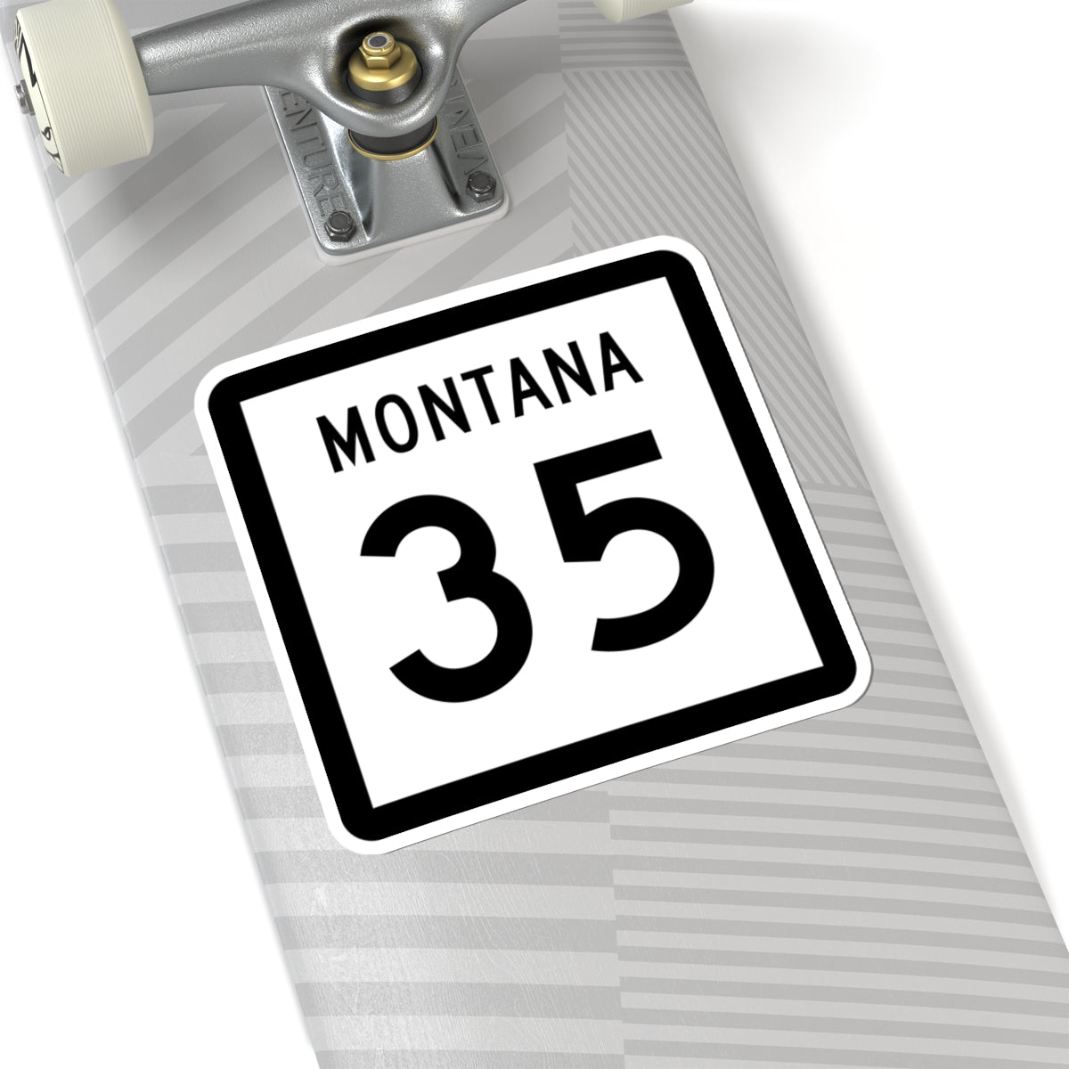 MT-35 (Montana) (Road Sign) STICKER Vinyl Kiss-Cut Decal