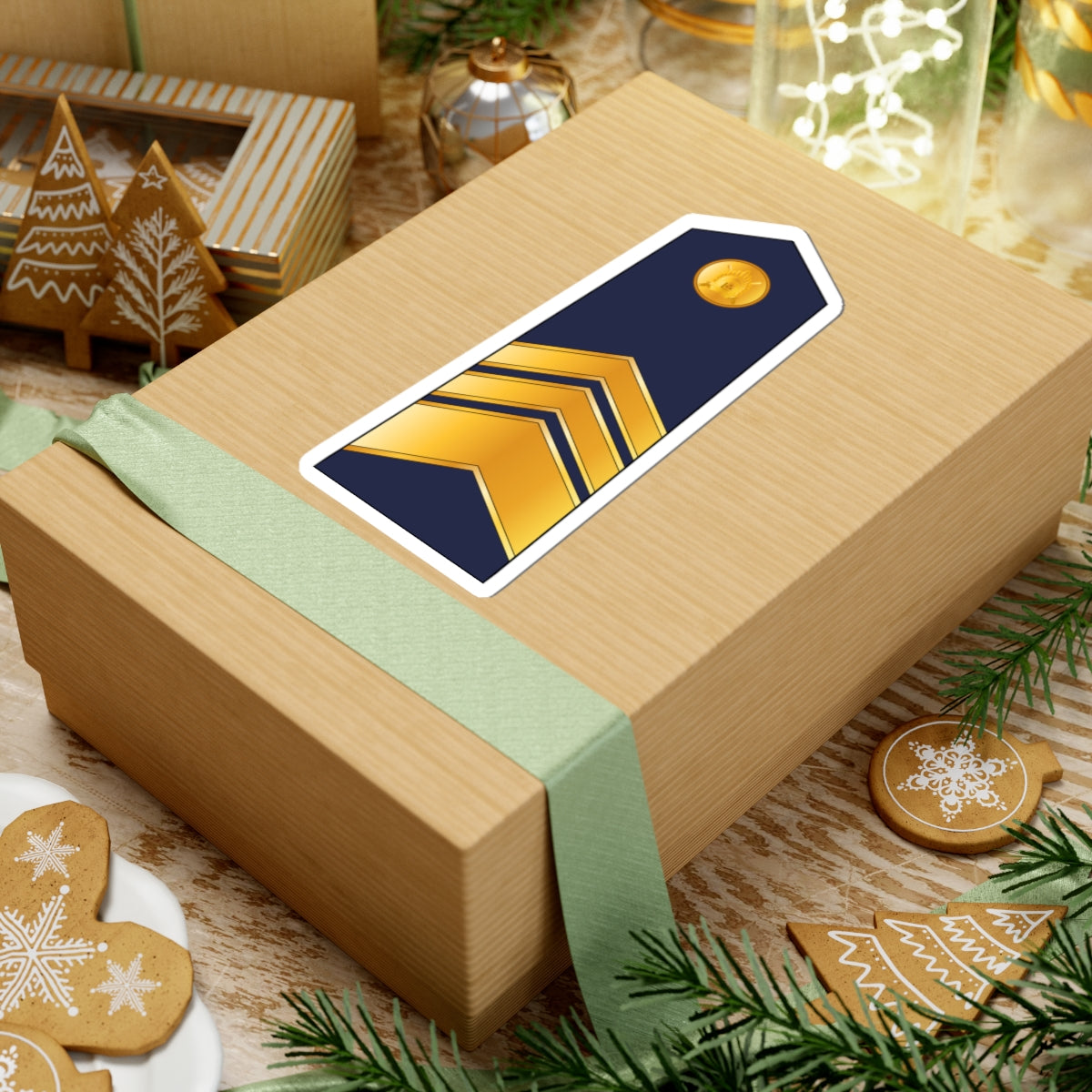 7.LVAF MSG (Latvia) (Military Rank) STICKER Vinyl Kiss-Cut Decal