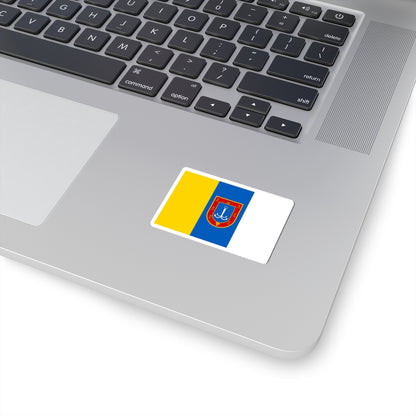 Flag of Odesa Oblast (Ukraine) STICKER Vinyl Kiss-Cut Decal