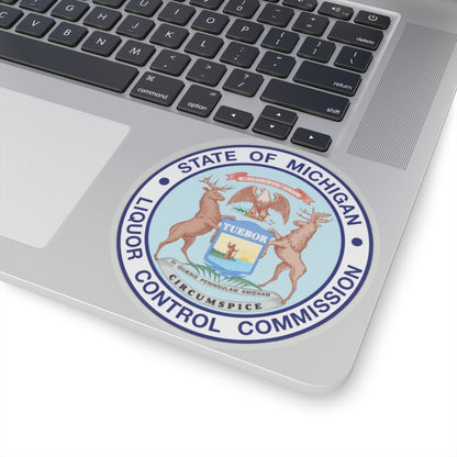 Seal of Michigan Liquor Control Commission - STICKER Vinyl Kiss-Cut Decal