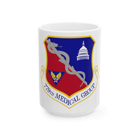 779th Medical Group (U.S. Air Force) White Coffee Mug-15oz-The Sticker Space