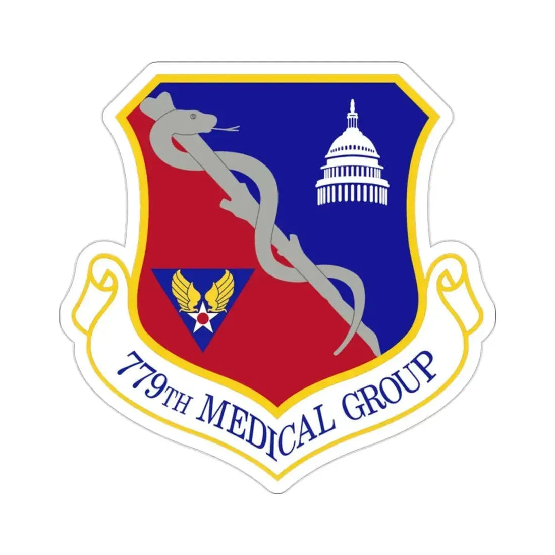 779th Medical Group (U.S. Air Force) STICKER Vinyl Die-Cut Decal 2 Inch - The Sticker Space