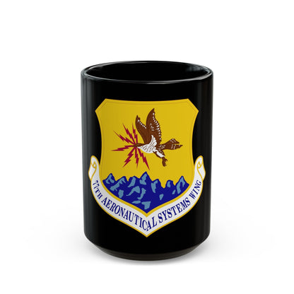 77th Aeronautical Systems Wing (U.S. Air Force) Black Coffee Mug-15oz-The Sticker Space