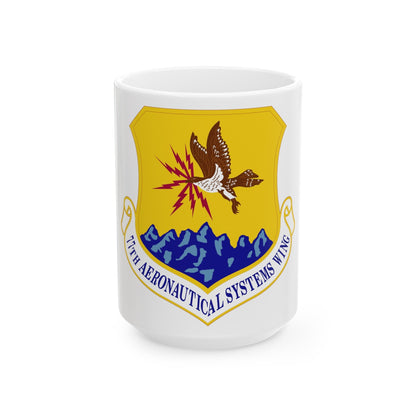 77th Aeronautical Systems Wing (U.S. Air Force) White Coffee Mug-15oz-The Sticker Space