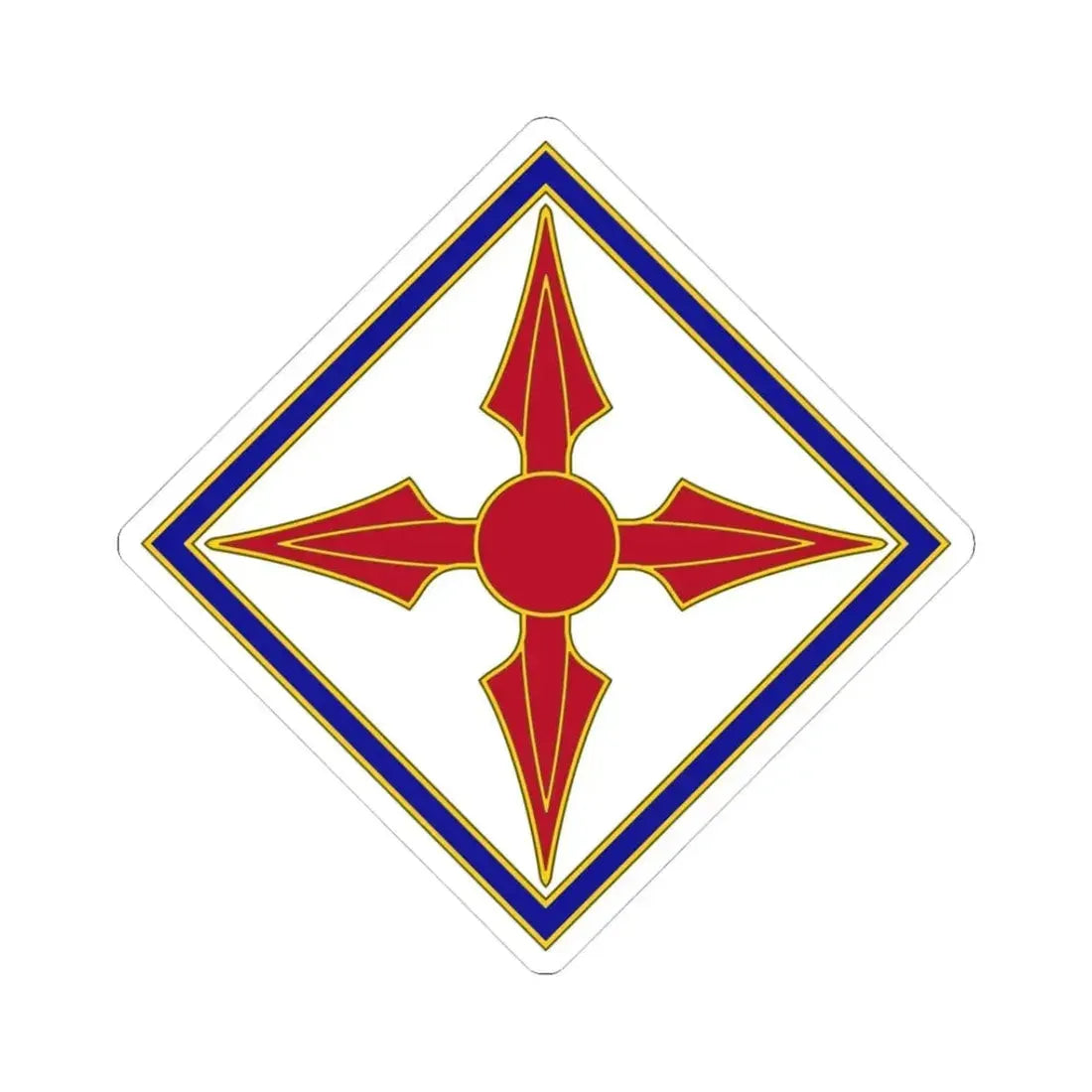 77th Aviation Brigade (U.S. Army) STICKER Vinyl Kiss-Cut Decal 3 Inch White - The Sticker Space