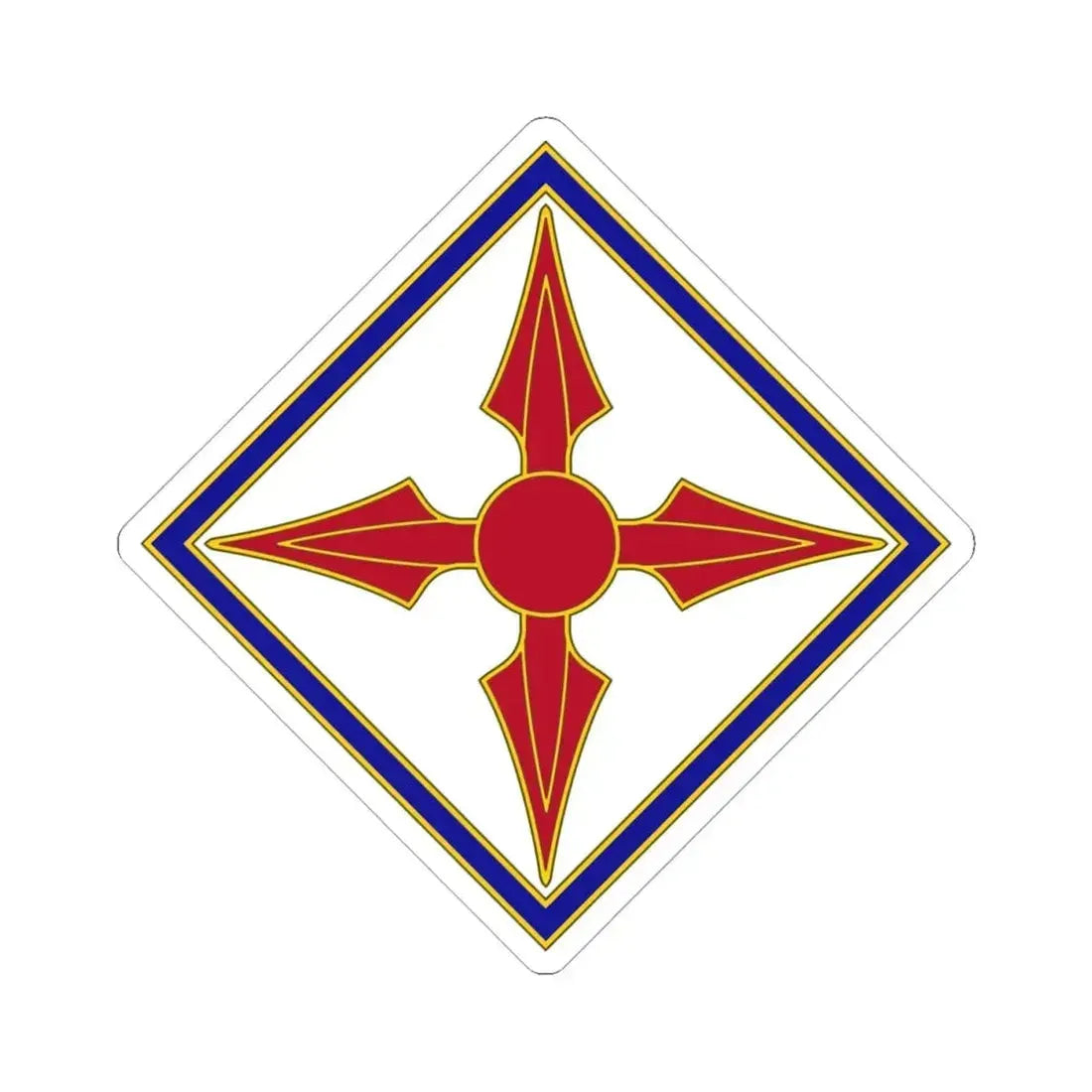 77th Aviation Brigade (U.S. Army) STICKER Vinyl Kiss-Cut Decal 4 Inch White - The Sticker Space