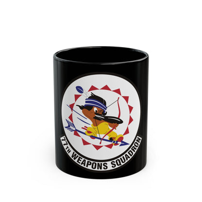 77th Weapons Squadron (U.S. Air Force) Black Coffee Mug-11oz-The Sticker Space