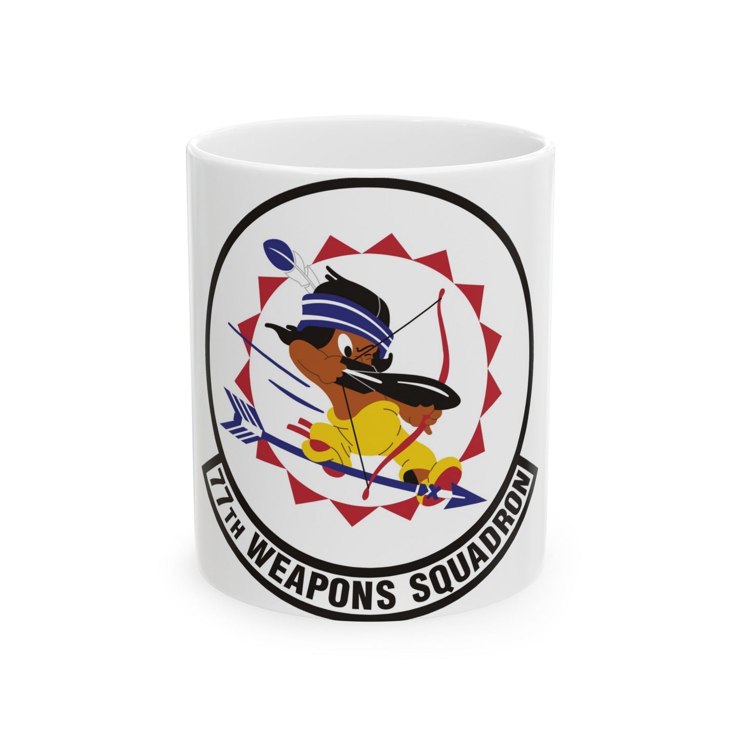 77th Weapons Squadron (U.S. Air Force) White Coffee Mug-11oz-The Sticker Space