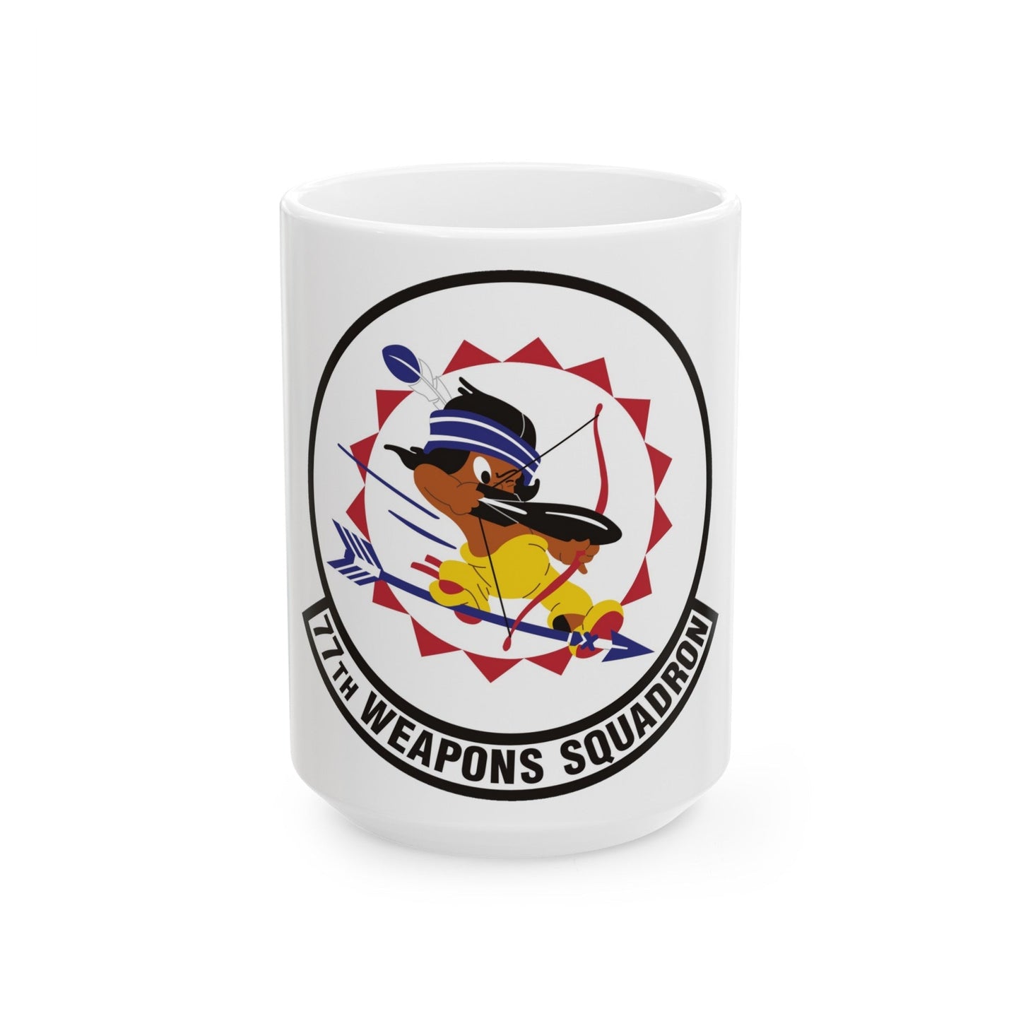 77th Weapons Squadron (U.S. Air Force) White Coffee Mug-15oz-The Sticker Space