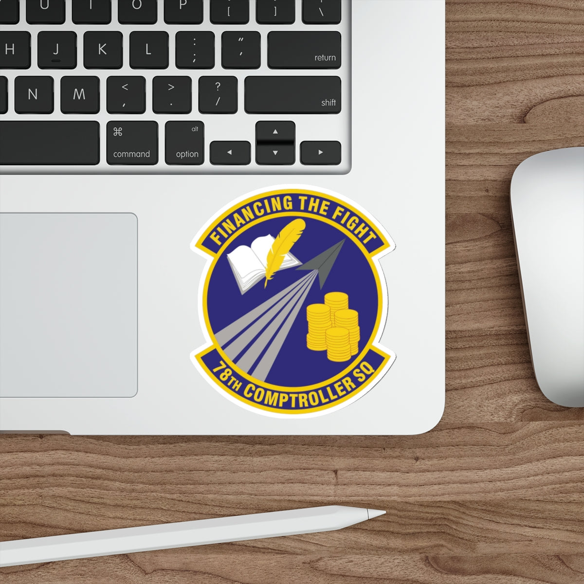 78 Comptroller Squadron AFMC (U.S. Air Force) STICKER Vinyl Die-Cut Decal-The Sticker Space