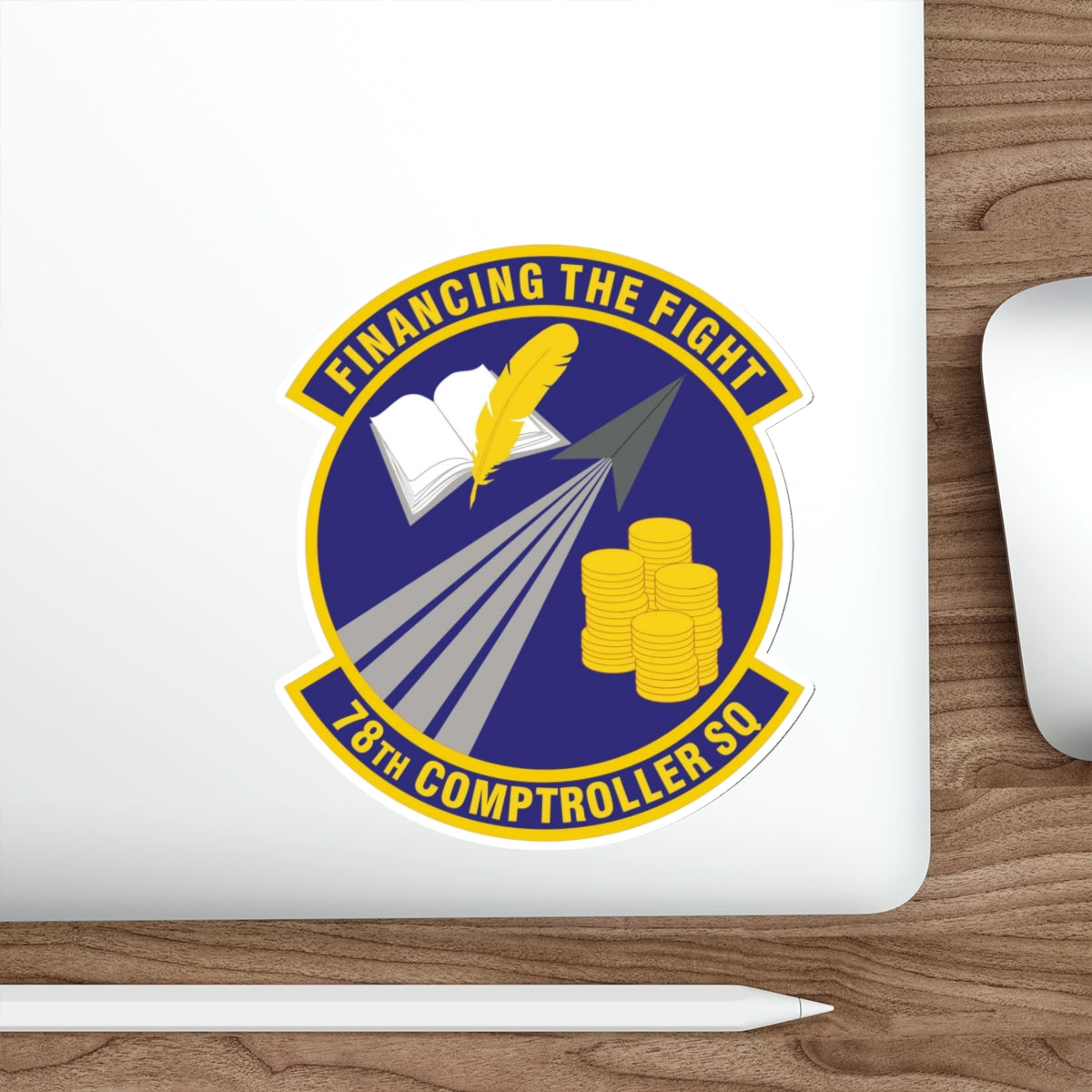 78 Comptroller Squadron AFMC (U.S. Air Force) STICKER Vinyl Die-Cut Decal-The Sticker Space