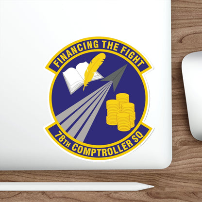 78 Comptroller Squadron AFMC (U.S. Air Force) STICKER Vinyl Die-Cut Decal-The Sticker Space