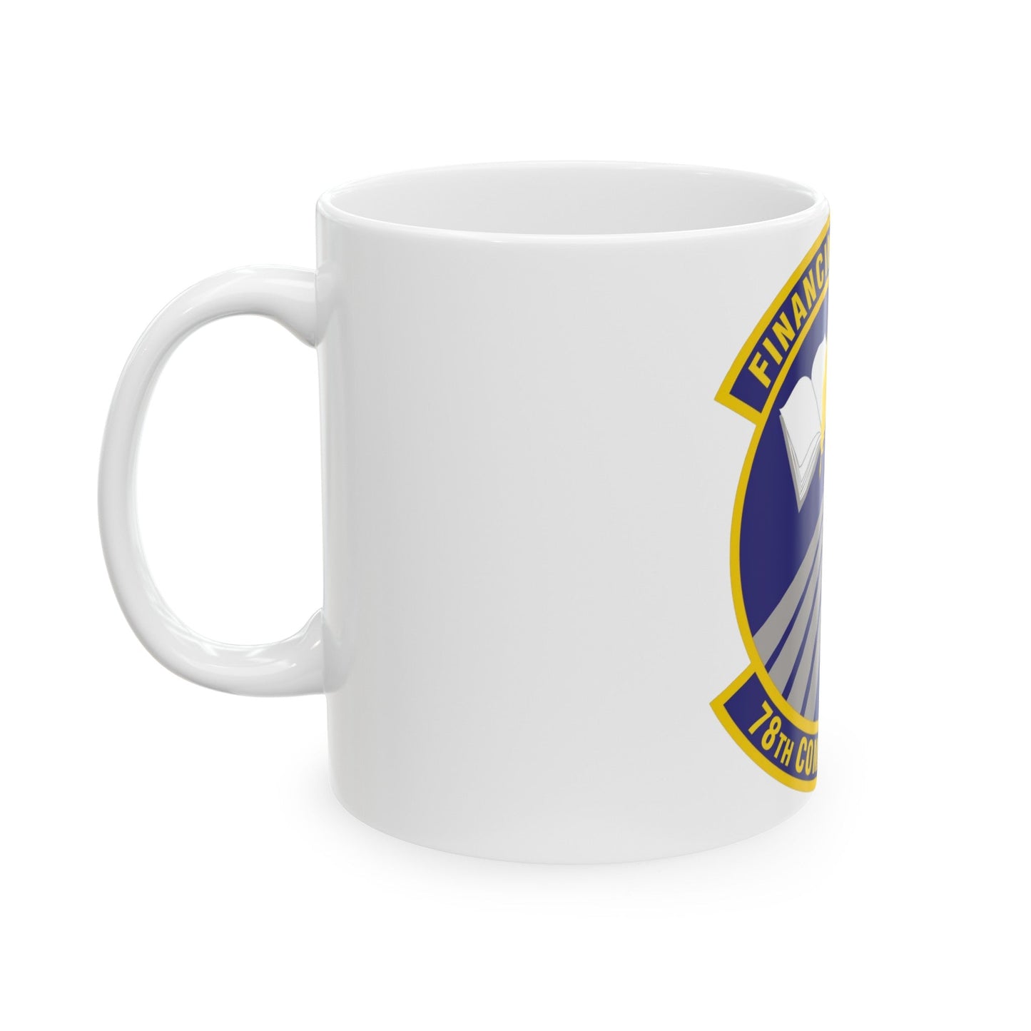 78 Comptroller Squadron AFMC (U.S. Air Force) White Coffee Mug-The Sticker Space