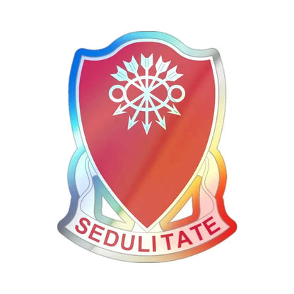 78 Engineer Battalion (U.S. Army) Holographic STICKER Die-Cut Vinyl Decal 2 Inch Holographic - The Sticker Space